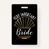 Sehr wichtige Braut - siehe Rückseite Ausweis (Rückseite)