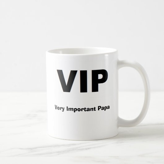 "Sehr wichtiger Papa-" Tasse (Rechts)