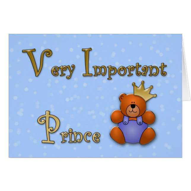 Sehr wichtiger Prinz - Papiershop (Vorderseite (Horizontal))