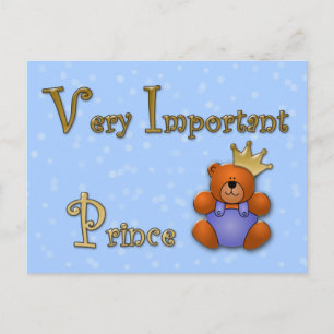 Sehr wichtiger Prinz - Papiershop Postkarte