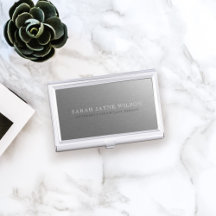 Sehr wichtiger Silver Business Card Inhaber