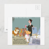 Sehr wohlhabender Hund Funny Postkarte (Vorne/Hinten)