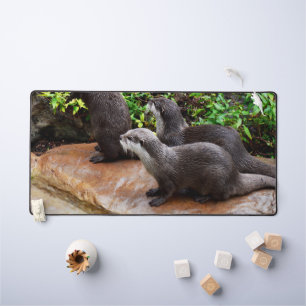 Sehr zauberhafte kleine graue Otters, Schreibtischunterlage