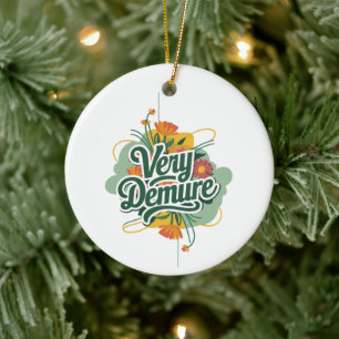 Sehr zurückhaltend, sehr achtsamer Trend - zurückh Keramik Ornament