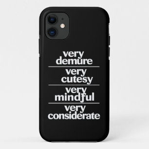 Sehr Zurückhaltend Sehr Niedlich Sehr Rücksichtsvo Case-Mate iPhone Hülle