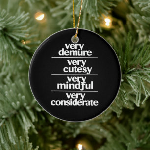 Sehr zurückhaltend, sehr süßlich, sehr rücksichtsv keramik ornament