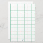 Sehstörungen? Verwenden Sie Large... - Monogram St Briefpapier (Vorne/Hinten)