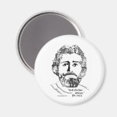 "Seht immer sein Gesicht" S. 105:4 Magnet (Vorderseite/Rückseite)