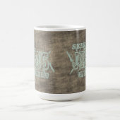 Seht Jesus mit Jesus über die Krone von Thorns Kaffeetasse (Mittel)