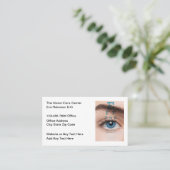 Sehzentrum für Augenpflege Visitenkarte (Stehend Vorderseite)