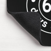 Sei 6-7 Tage pro Woche freundlich  Mousepad (Ecke)