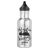 Sei abenteuerlich! edelstahlflasche (Rechts)