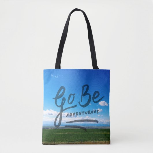 Sei Abenteuerlustig Tasche (Vorderseite)