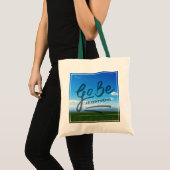 Sei Abenteuerlustig Tragetasche (Vorderseite (Produkt))