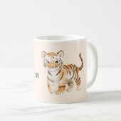 Sei Abenteuerlustiger Tiger Kaffeetasse (VorderseiteRechts)
