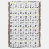 Sei Albern, es ist eine Ok-throw-Decke Decke (Vorderseite Vertikal)