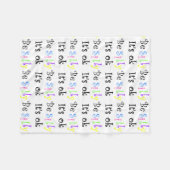 Sei Albern, es ist eine Ok-Vlies-Decke Fleecedecke (Vorderseite (Horizontal))