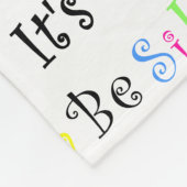 Sei Albern, es ist eine Ok-Vlies-Decke Fleecedecke (Ecke)