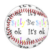 Sei Albern, es ist OK-Baseball Baseball (Vorderseite Links)