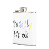 Sei Albern, es ist Ok-Flasche. Flachmann (Links)