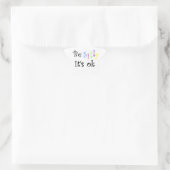 Sei Albern, es ist ok-star Aufkleber (Tasche)