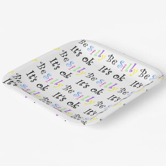 Sei Albern, es sind Ok Paper Teller (Gewinkelt)