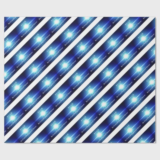 Sei alles und mehr! Geschenkwrap Geschenkpapier (Flach)