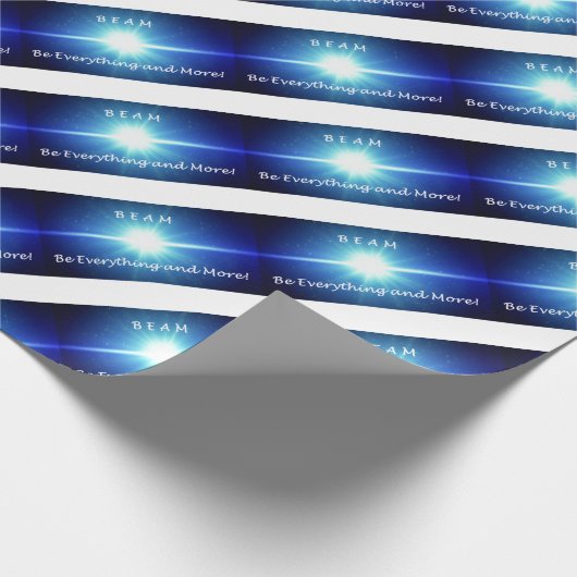 Sei alles und mehr! Geschenkwrap Geschenkpapier (Ecke)
