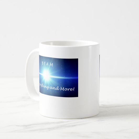 Sei alles und mehr! kaffeetasse (Vorderseite Links)