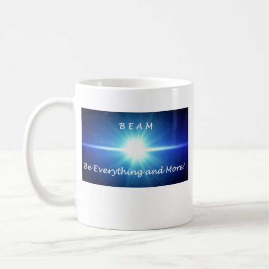 Sei alles und mehr! kaffeetasse (Links)