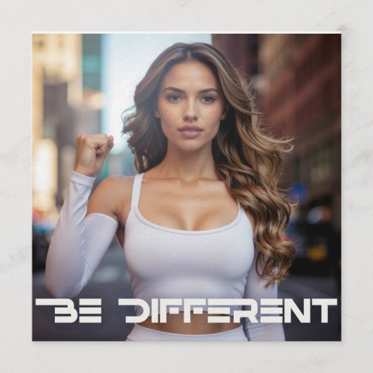 SEI ANDERS EINLADUNG (Vorderseite)