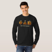 Sei anders einzigartiger retro Imker und Biene T-Shirt (Vorne ganz)