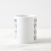 Sei anders - Kawaii Anime Bodybuilding Workout Kaffeetasse (Mittel)
