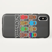 Sei anders lustiges Muster Entlein Enten Case-Mate iPhone Hülle (Rückseite (Horizontal))
