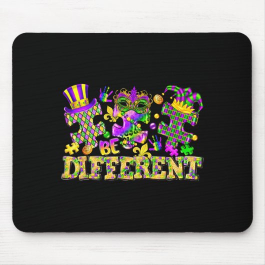 Sei anders Mardi Gras New Orleans Au Mousepad (Vorne)