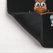 Sei anders Owls Funny Animal Bird Lover Kawaii Q Mousepad (Ecke)