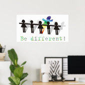 Sei anders! poster (Heimbüro)