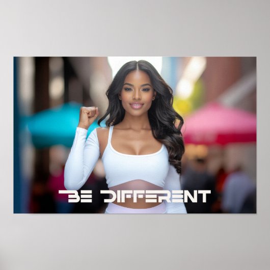 SEI ANDERS POSTER (Vorne)