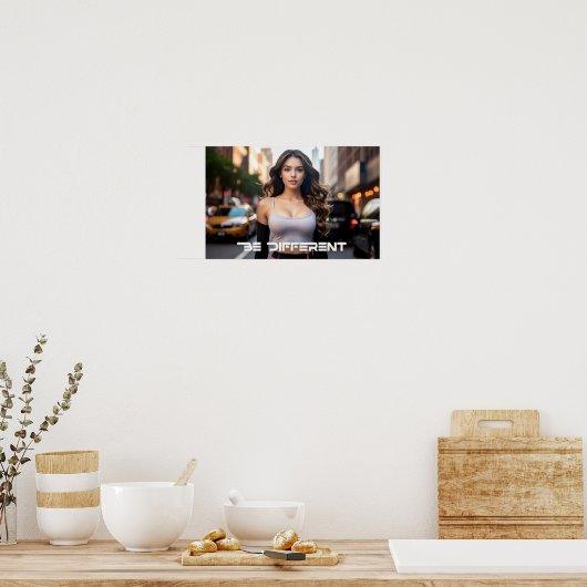 SEI ANDERS POSTER (Küche)