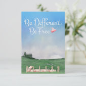 Sei anders, sei frei (Stehend Vorderseite)