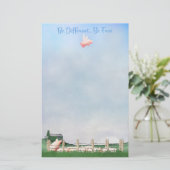 Sei anders, sei frei briefpapier (Stehend Vorderseite)