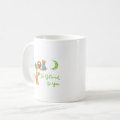 Sei anders Süße Eule Vogel Kaffeetasse (Vorderseite Links)