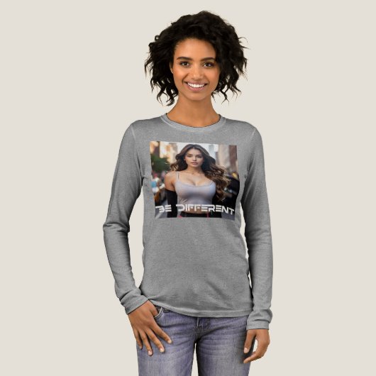 SEI ANDERS Tri-Blend SHIRT (Volle Vorderseite)