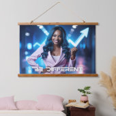 SEI ANDERS WANDTEPPICH MIT HOLZRAHMEN (Schlafzimmer)