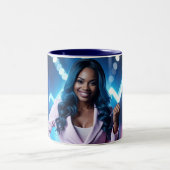 SEI ANDERS ZWEIFARBIGE TASSE (Mittel)
