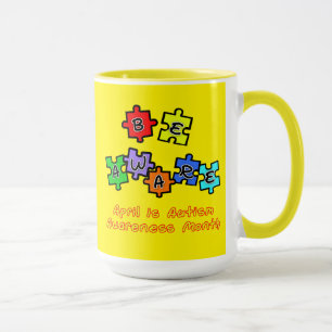 SEI AUFGEPASST - April ist Autismus-Bewusstseinsmo Tasse