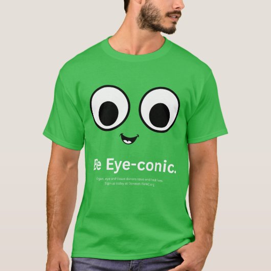 Sei AUGEN-fällig T-Shirt (Vorderseite)