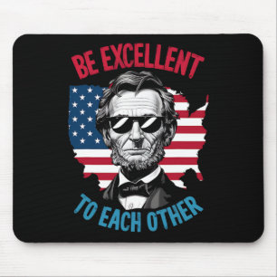 Sei ausgezeichnet zu jedem anderen uns Karte Flagg Mousepad