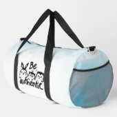 Sei authentisch duffle bag (Rechte Ecke)