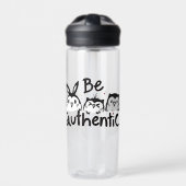 Sei authentisch trinkflasche (Vorderseite)
